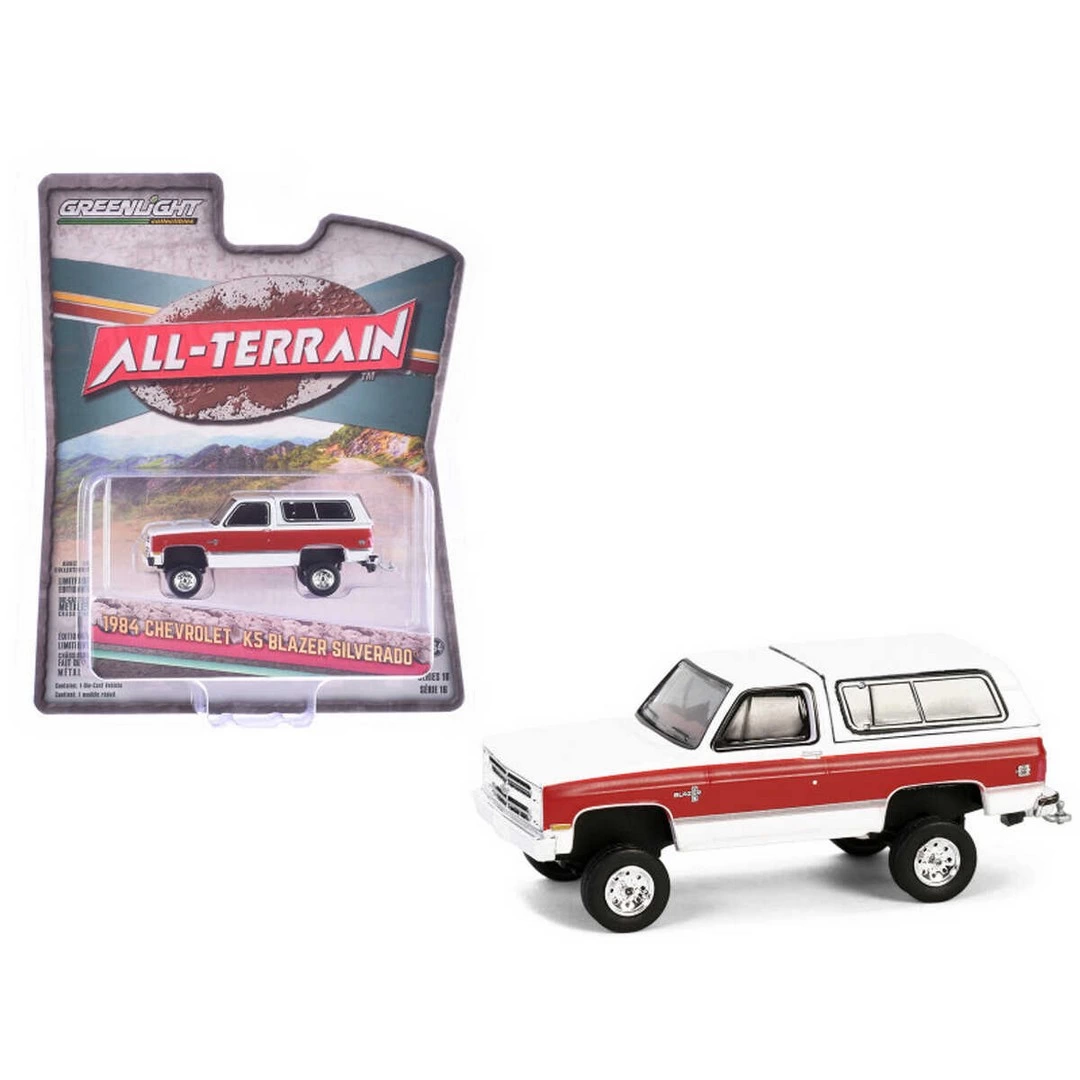 Greenlight 1/64 All-Terrain Series 16- 1984 Chevrolet K5 Blazer Silverado