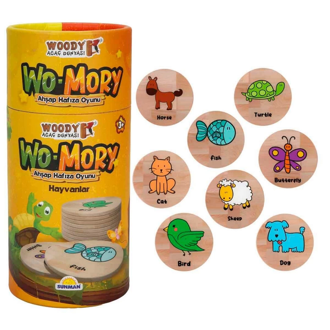 Woody Wo-Mory Wooden Memory Game