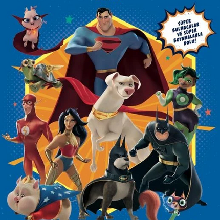 DC Super Pets Team Cool Game and Coloring Book