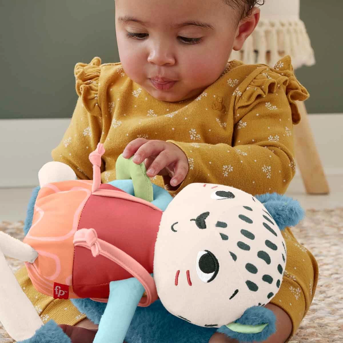 Fisher Price Fun Buddy Snow Leopard Plush HKD64