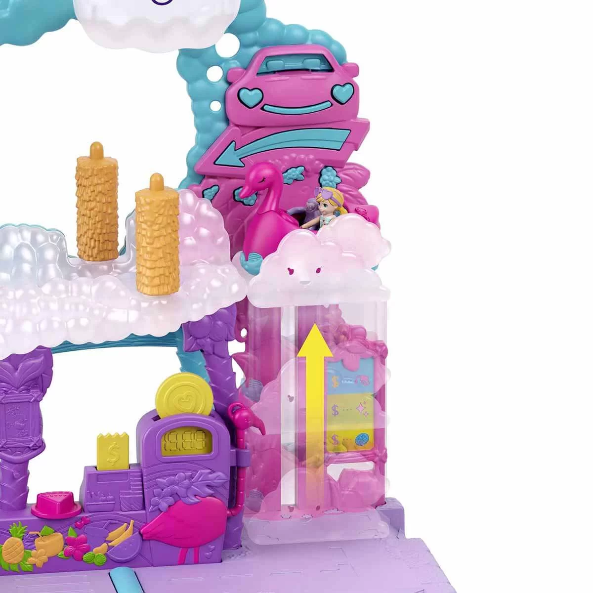 Polly Pocket Flamingo Car Water Fun HHJ05