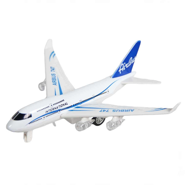 Metal Squeegee Light and Sound Passenger Plane