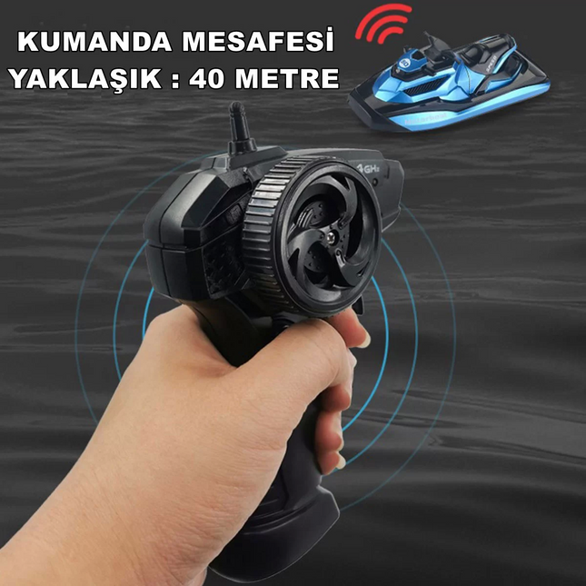 Motorboat 2.4 Ghz Remote Control Full Function Jet Ski