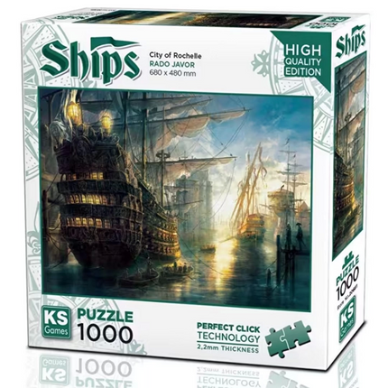 Ks Games City of Rochelle Puzzle 1000 Pieces 20681
