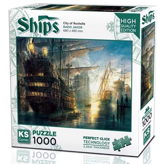 Ks Games City of Rochelle Puzzle 1000 Pieces 20681