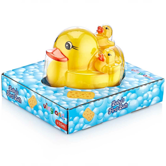Oppla Cute Vinyl Duck Family Bath Toys