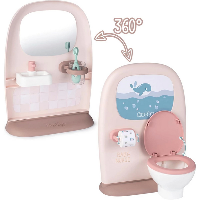 Smoby Baby Nurse Toilet and Sink Set 220380