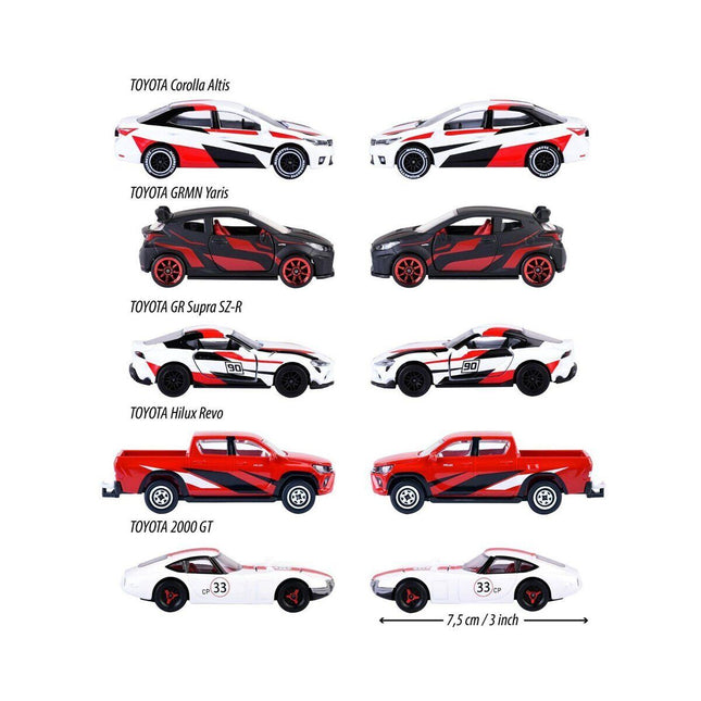 8502105003 Toyota Racing 5 Pieces Giftpack