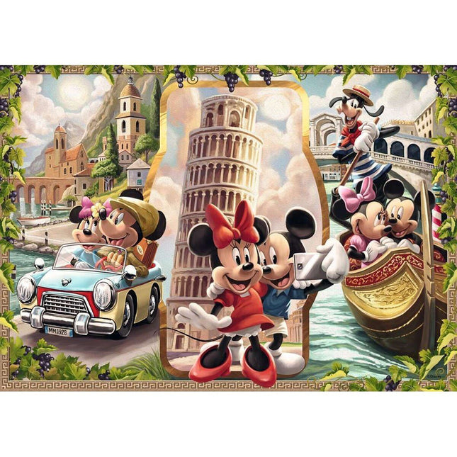 120004981 Mickey ve Minnie Tatilde 1000 parça Ravensburger Puzzle