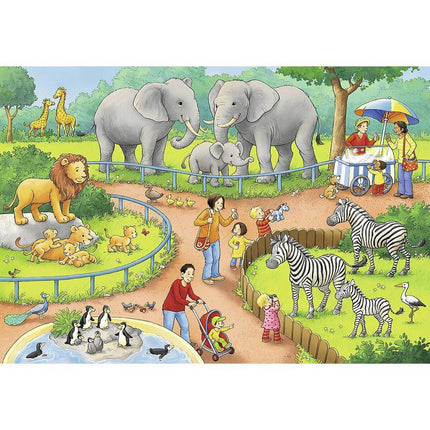 78134 Hayvanat Bahçesi 2x24 parça Ravensburger Puzzle