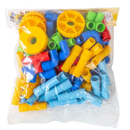 Wheeled Pipe Lego 72 Pieces