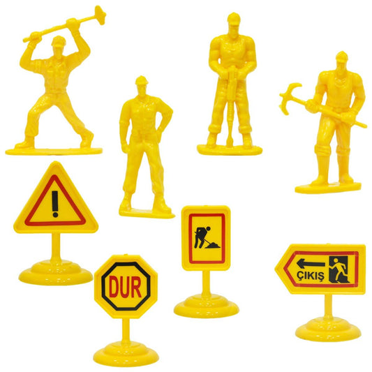 17 Piece Removable Dozer and Construction Set