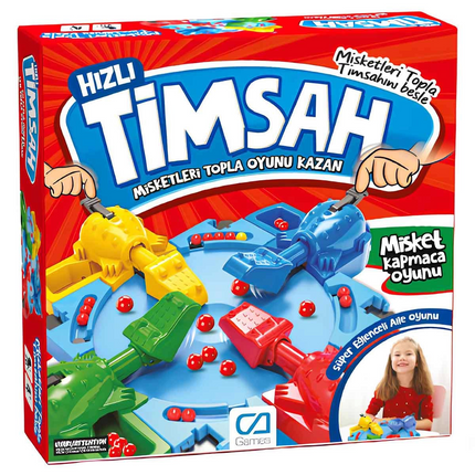 Fast Crocodile Marble Grab Game