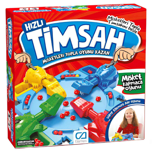 Fast Crocodile Marble Grab Game