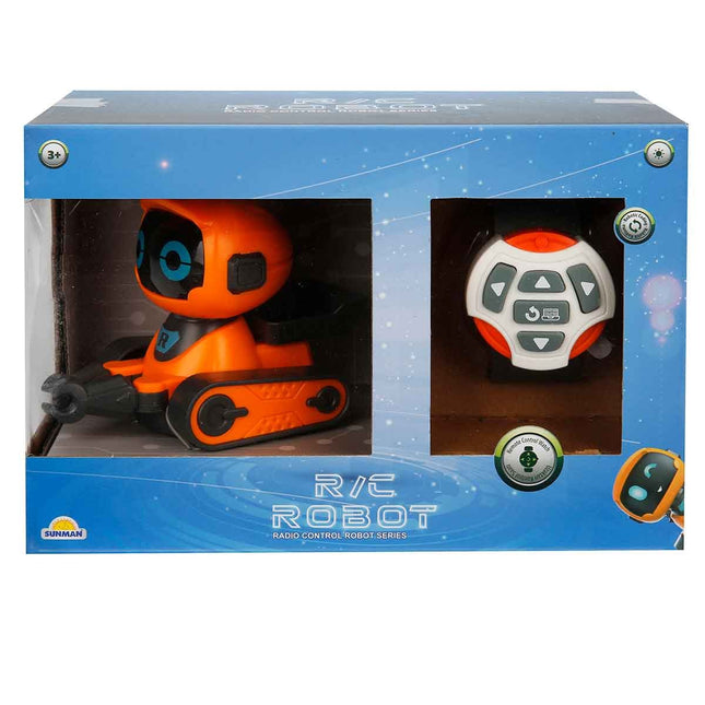 Remote Controlled Mini Robot with Lights