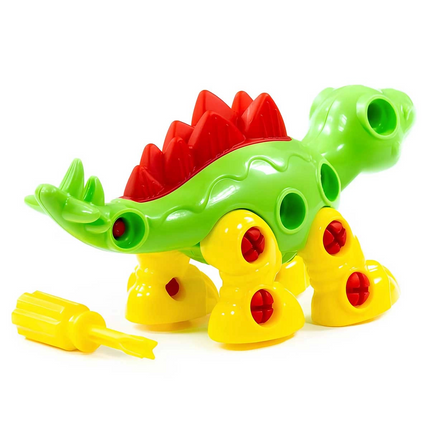 Polesie Building Set Dinosaur ''Stegosaurus'' 30 Elements (In Box) 76793