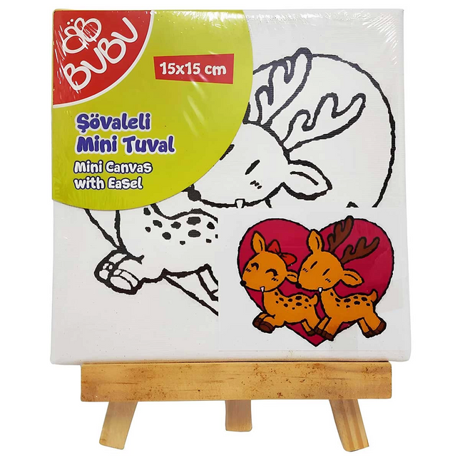 Bu-Bu Games Mini Easel Canvas Set