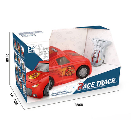 Car that can transform into a launch pad with lights and sounds