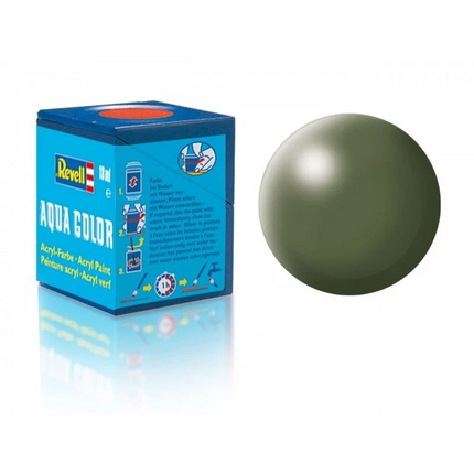 Revell 361 - Aqua Color Olive Green - Silk Paint - 18 ml