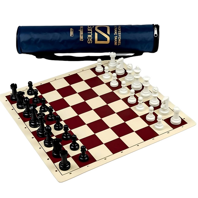 Large Professional Chess Set with Bag