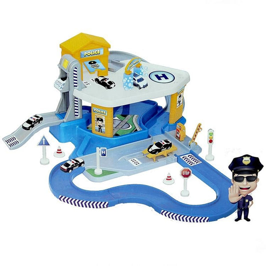 Dede Police Garage Set Mega Track