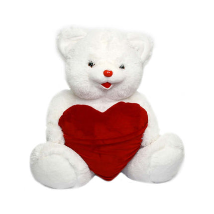 Heart Shaped Bear with Pocket 60 cm