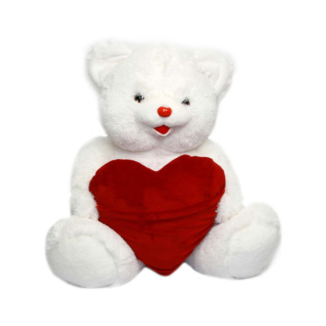 Heart Shaped Bear with Pocket 60 cm