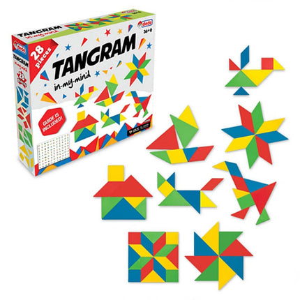 Boxed Tangram 28 Pieces