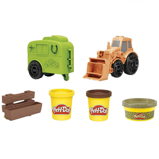 Play-Doh Hardworking Tractor and Trailer F1012