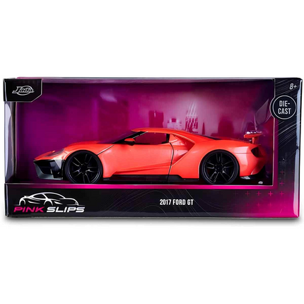 1:24 Jada Pink Slips 2017 Ford GT Metallic Orange Model Car