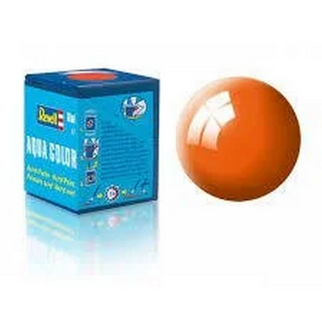 Aqua Color Orange - Gloss Paint - 18 ml