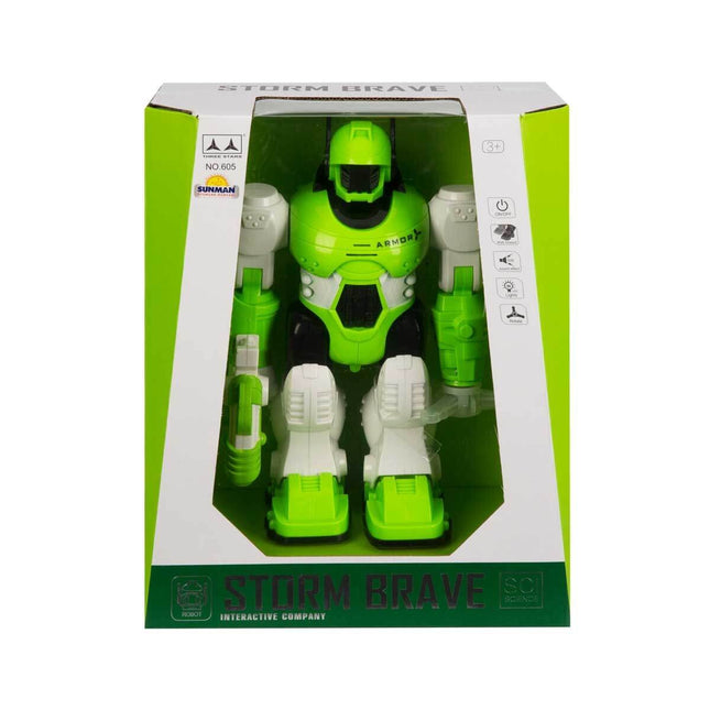 Storm Brave Sound and Light Robot 25 cm