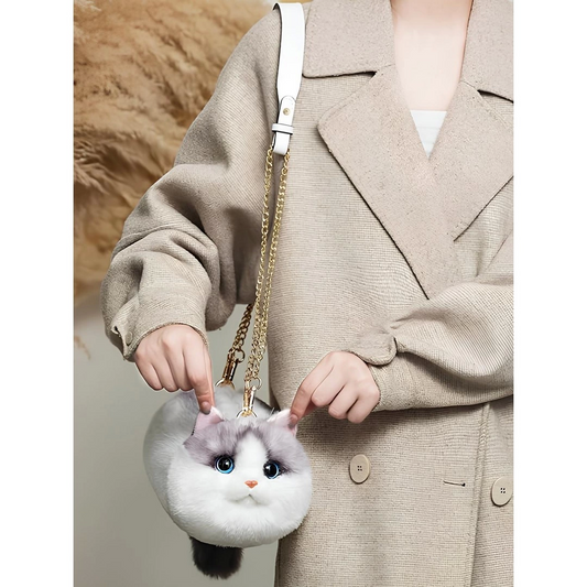 B&D Cat Handbag Off-White