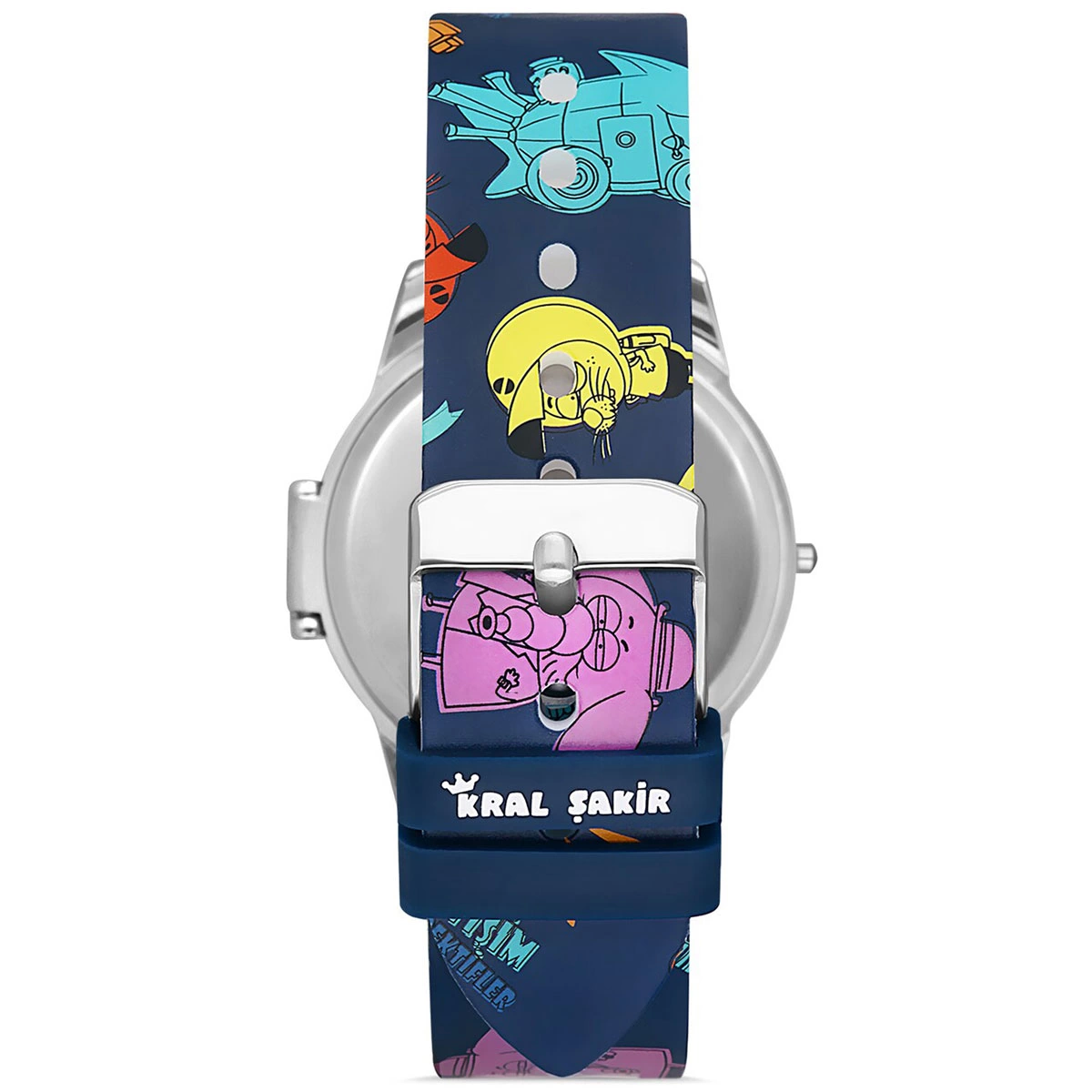 MiniFlak Licensed Kral Şakir KS5032-4 Digital Blue Boy's Wristwatch