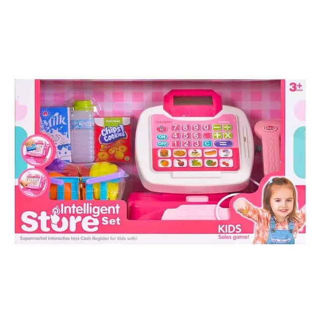 Digital Pink Cash Register