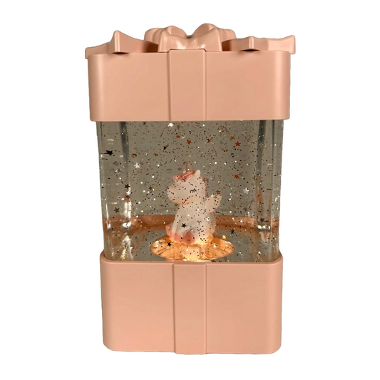 Plastic Square Snow Globe LLM-HDY0377