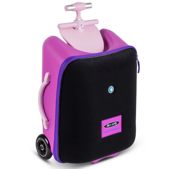 Micro Ride On Luggage Eazy Scooter Luggage Bag Violet