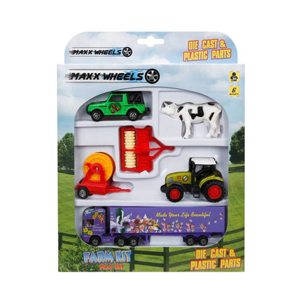 Maxx Wheels Vehicle Farm Set