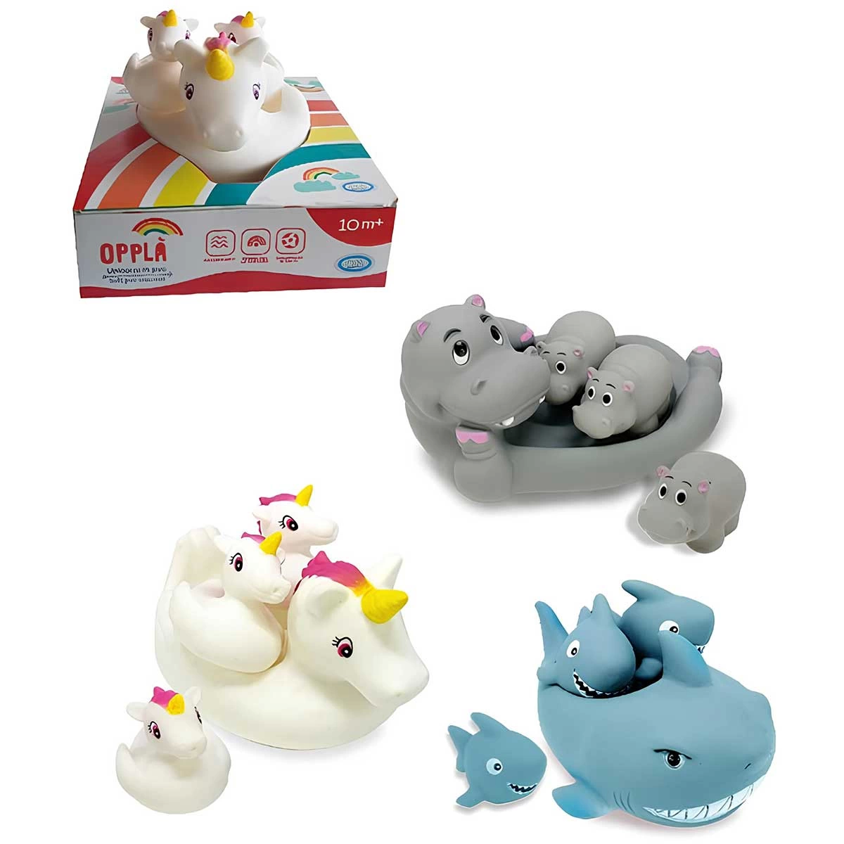 Oppla Cute Vinyl Bath Toys 47403