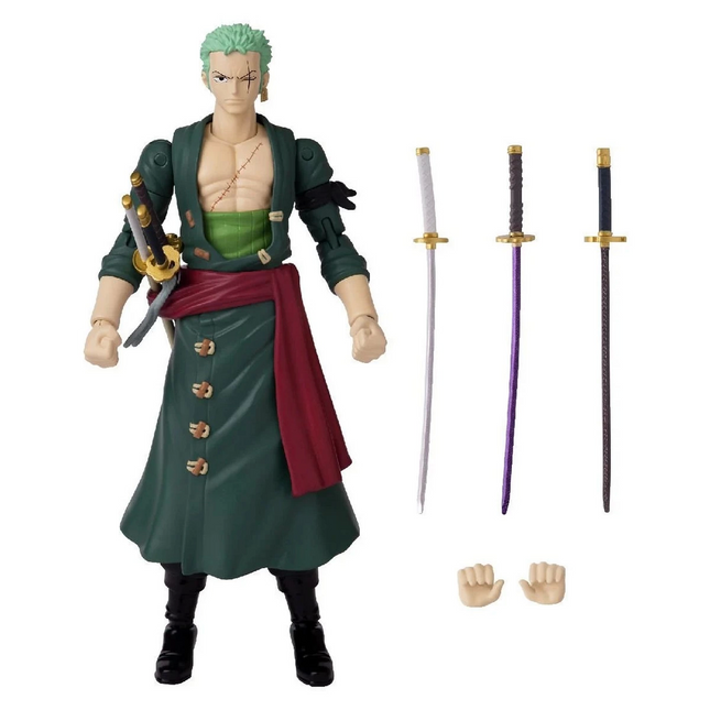 Bandai Zoro Roronoa Posable Figure 36932