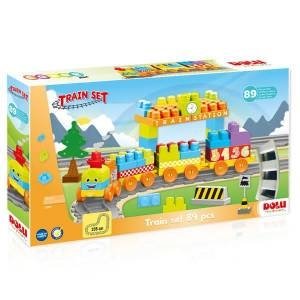 Full 89 Piece Train and Road Set