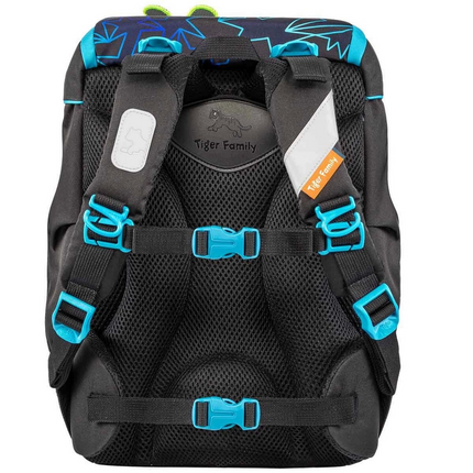 Illuminated Herlitz Black Blue School Bag