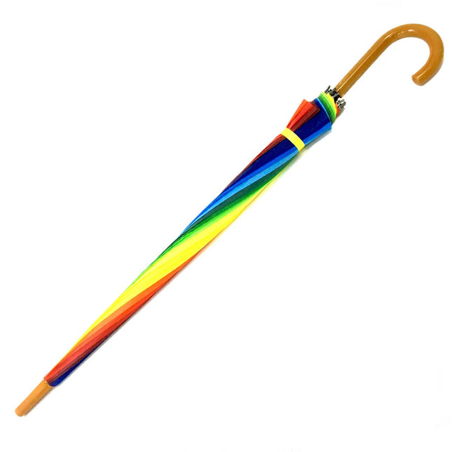 16-String Rainbow Automatic Rain Umbrella