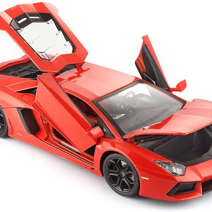 Bburago 1:18 Lamborghini Aventador LP700-4 Orange Model Car