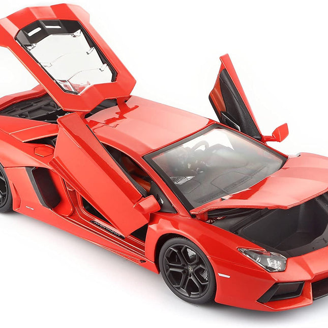 Bburago 1:18 Lamborghini Aventador LP700-4 Orange Model Car