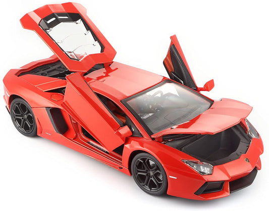 Bburago 1:18 Lamborghini Aventador LP700-4 Orange Model Car