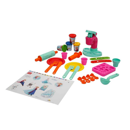 Frozen Ice Cream Factory Play Dough Set 200 gr 29 Pieces