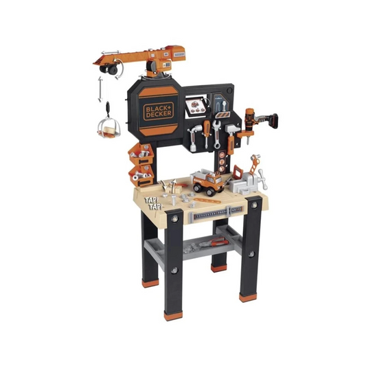 Smoby Black & Decker Crane Work Bench 360731