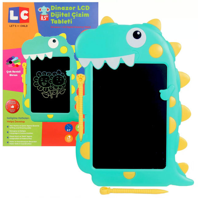 LCD Digital Color Dinosaur Drawing Tablet 8.5 Inch