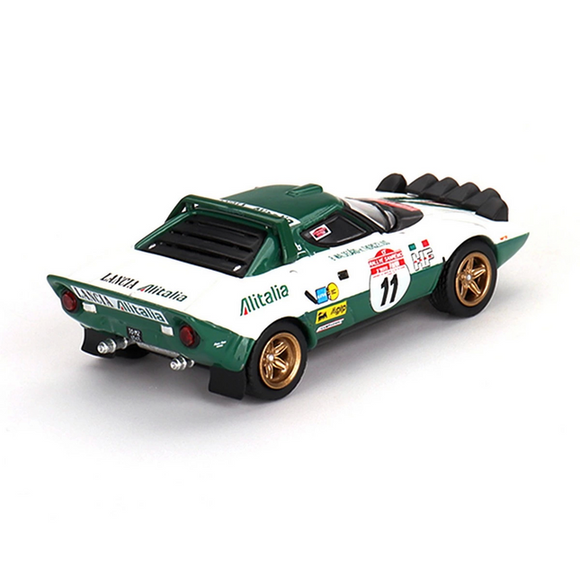 Mini GT 1/64 Lancia Stratos HF 1975 Rally Sanmero Winner